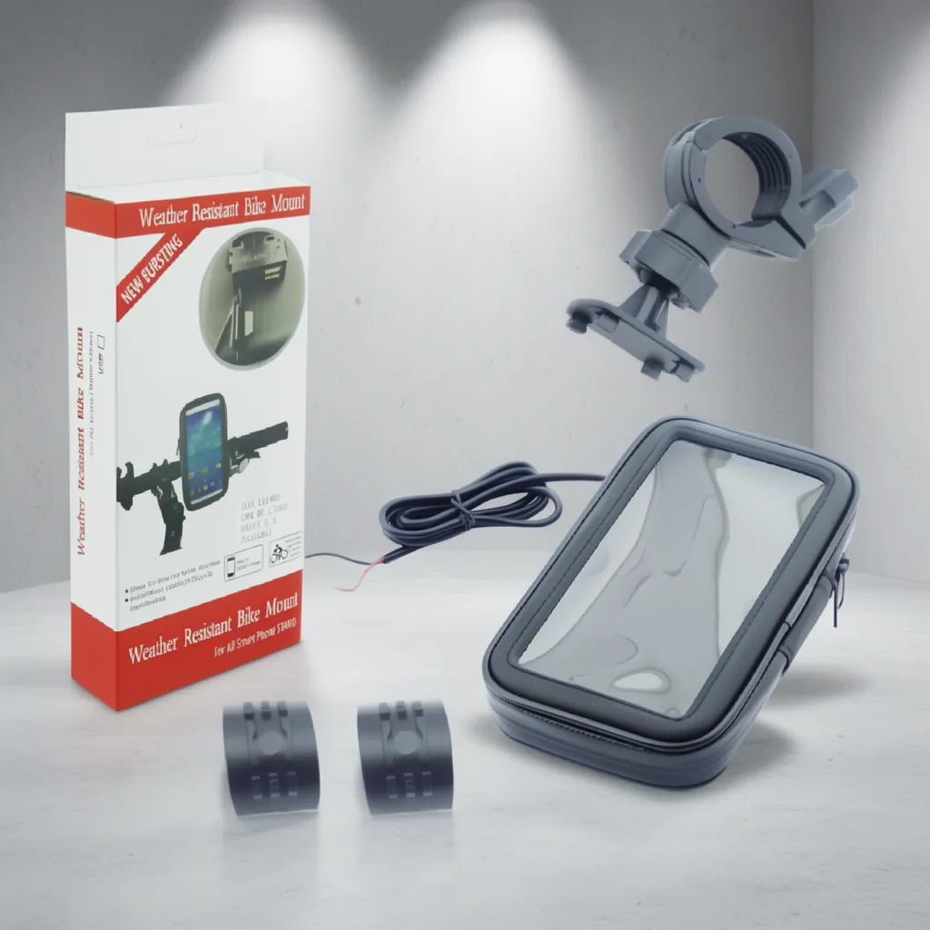 Porta Smartphone Con USB De Carga, Para Moto, Hasta 6,3”, Impermeable. - imagen 9