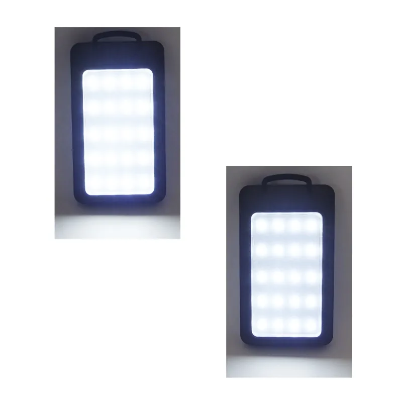 Bateria De Emergencia Solar A 20.000 Mah Con 2 Puertos USB, Brujula, Linterna E Indicador De Carga - imagen 7
