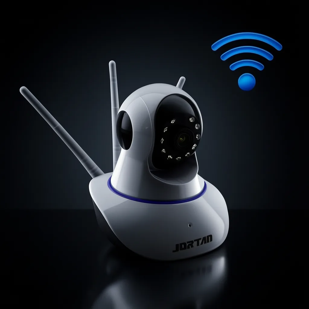 Camara De Vigilancia IP WIFI Marca JORTAN De 11 LED Y 3 Antenas - imagen 7