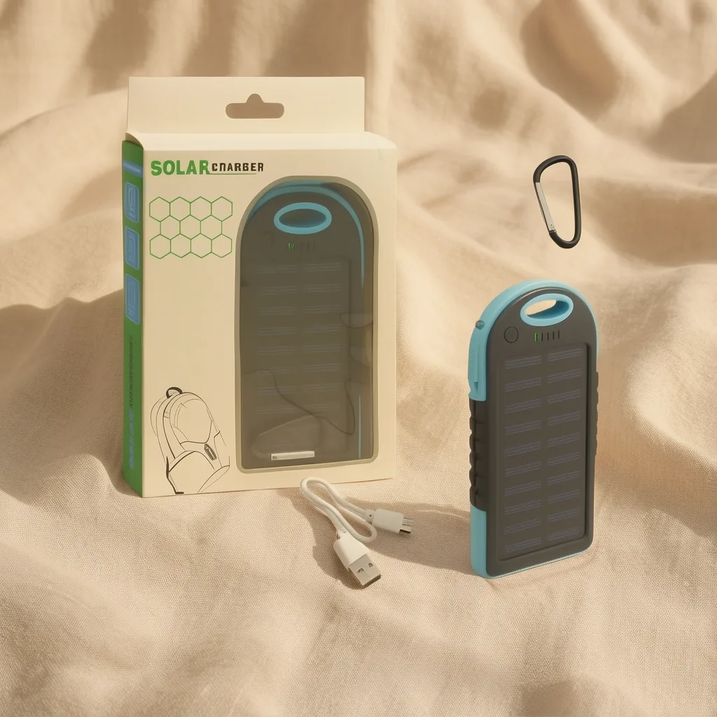 Bateria De Emergencia Solar Para Smartphone, 2 USB. 5000 Mah - imagen 10