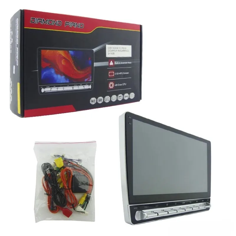 Radio Para Auto Con Pantalla De 10.1 Pulgadas Con Carplay Y Android Pantalla Touch Modelo NEW Con Botones - imagen 1