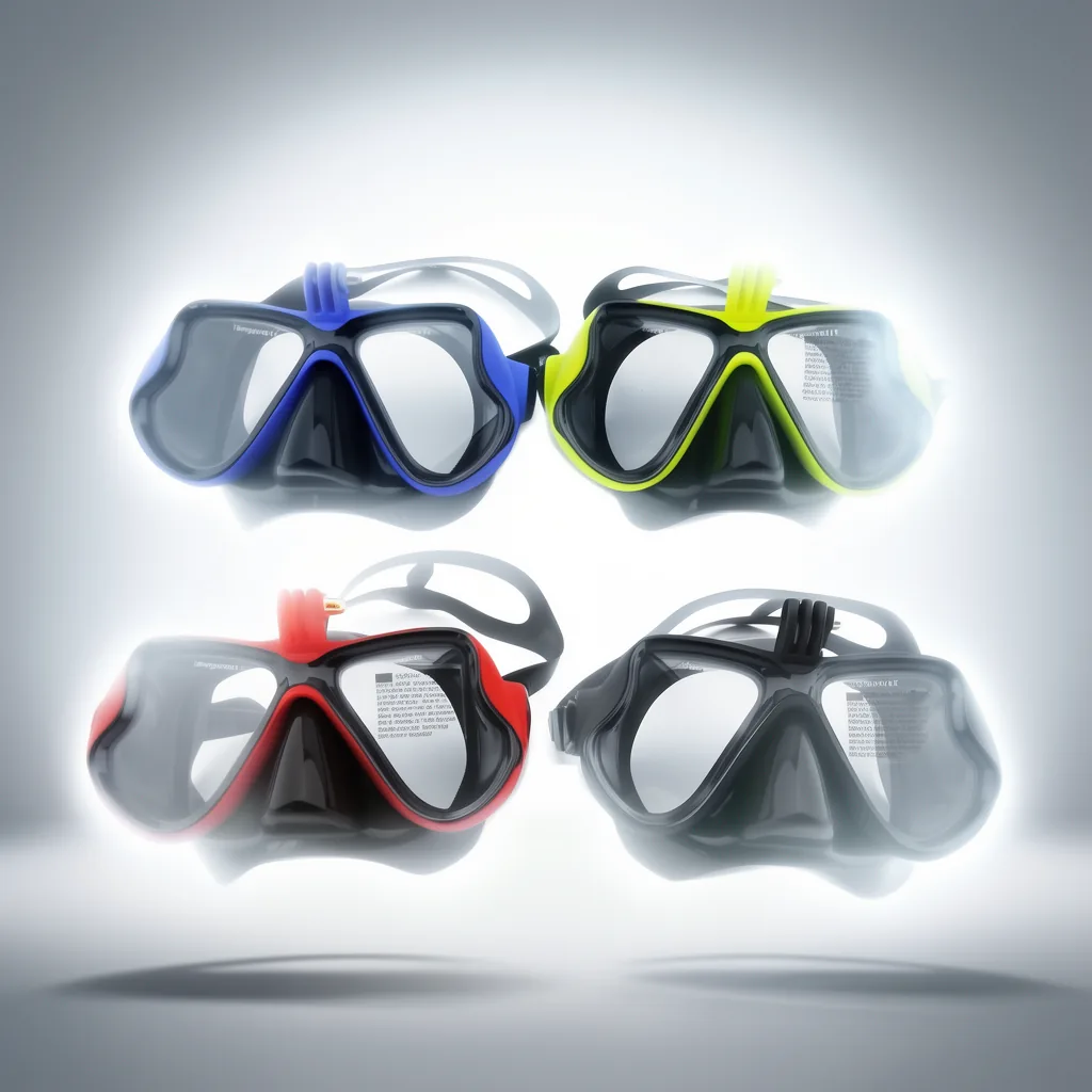 Antiparras De Snorkel Para Camara Gopro, 4 Colores, En Bolsa. - imagen 10