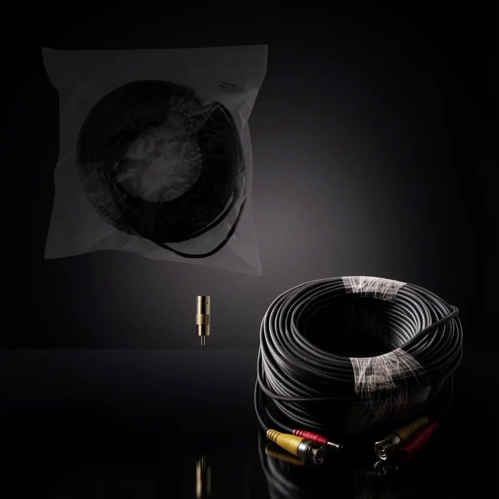 Cable Para Camara De Vigilancia De 50 Metros, BNC Y DC. - imagen 7