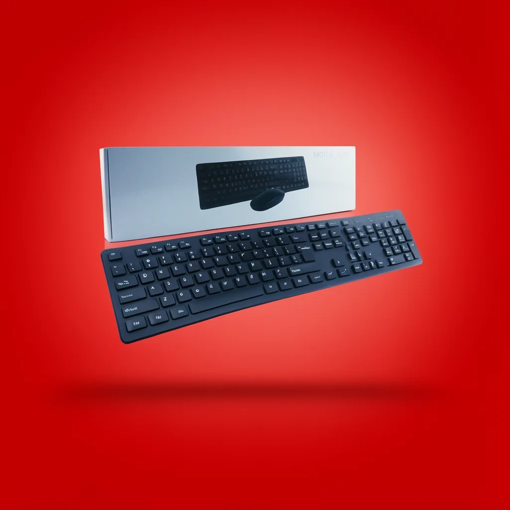 Teclado En Español Y Mouse Inalambrico Modelo 8875. - imagen 6