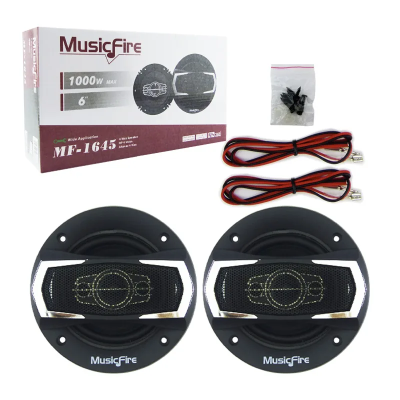 Parlante MUSICFIRE MF-1065 De 6” Y 1000 Watt, El Par. En Caja. - imagen 1