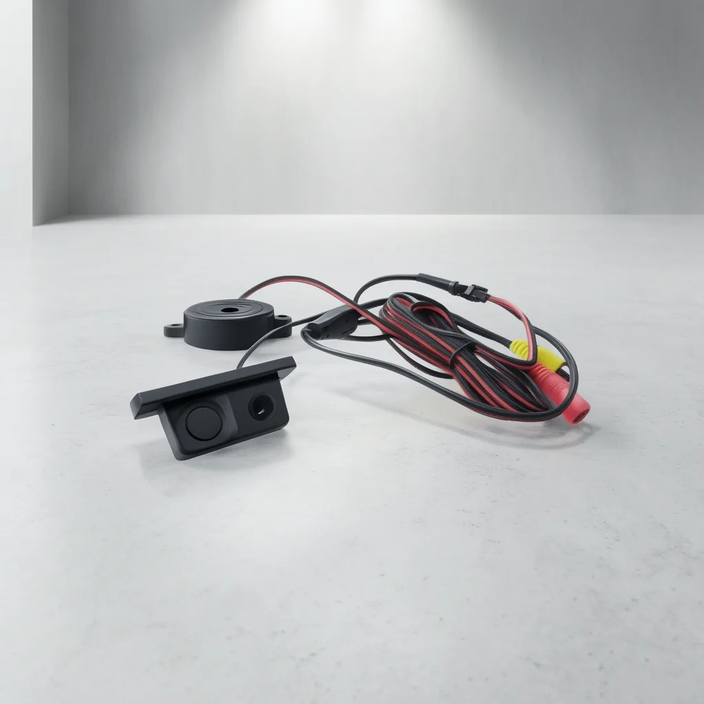 Camara Para Retrovisor Con Sensor Parking Y Sonido 2 En 1. - imagen 7