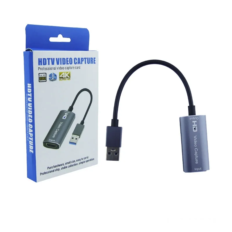 Capturador De Video HDTV De HDMI Con Cable USB, 4K - imagen 1