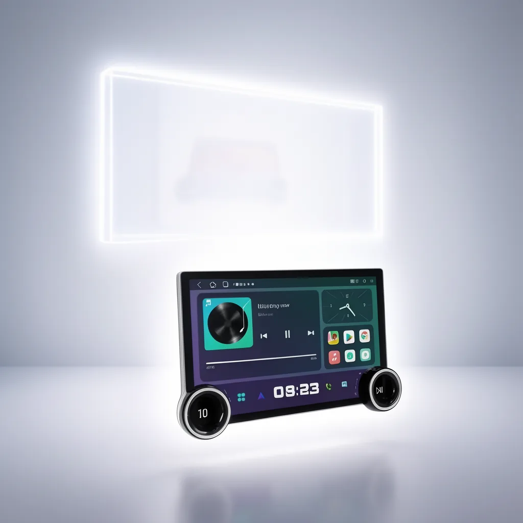 Radio Para Auto Con Pantalla 10.1 Pulgadas Con Carplay Y Android, Pantalla Touch Y Botones Redondos. - imagen 6