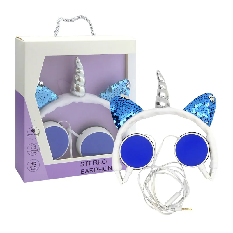 Audifonos Para Niños Con Cable De Vincha Unicornio 3.5Mm, Modelo DMZ-11 - imagen 1